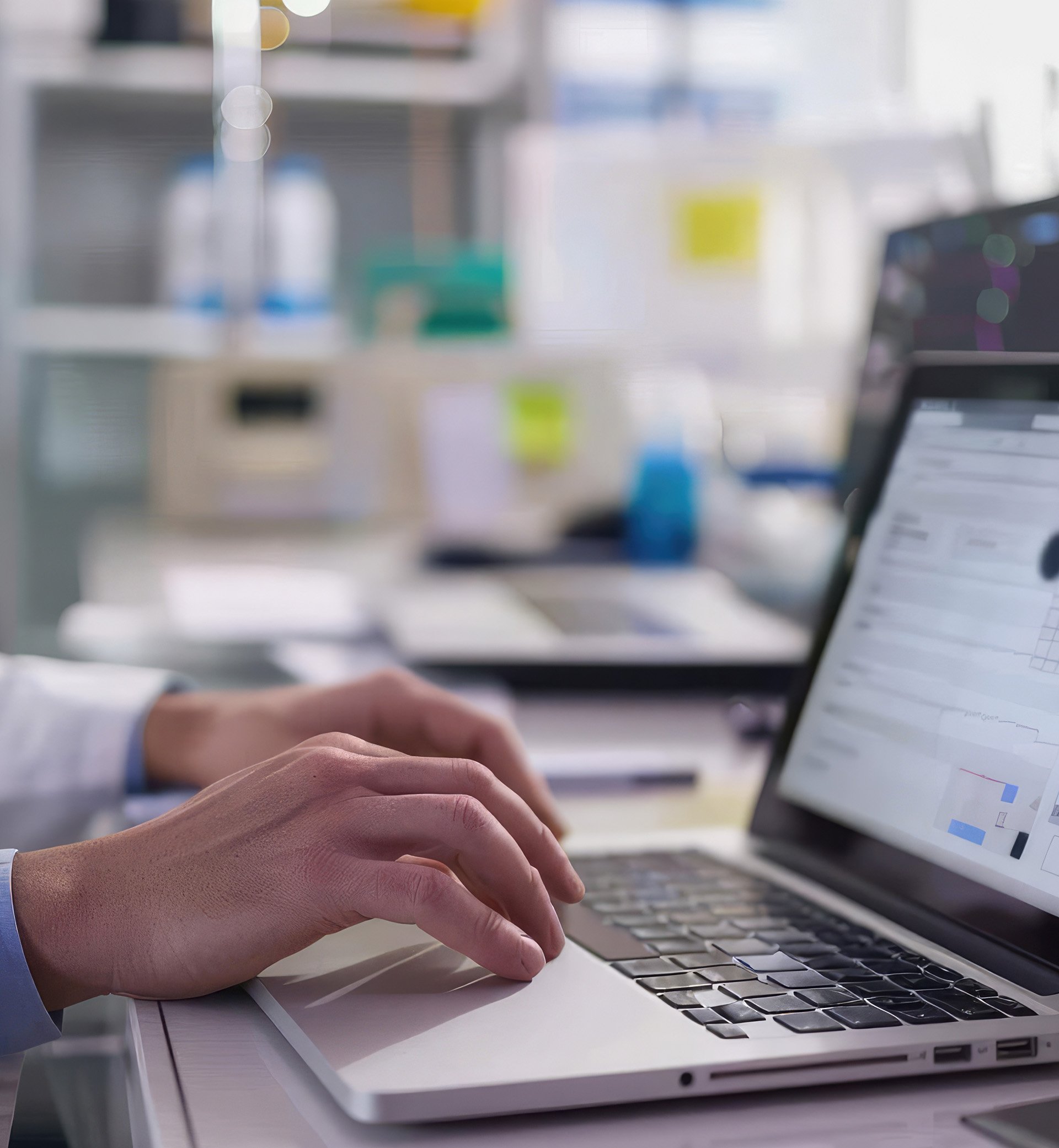 Provider with Laptop