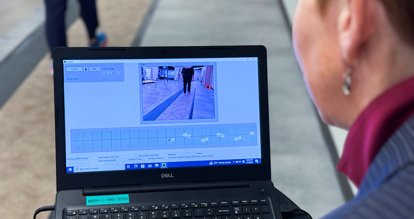 Provider Looking at Laptop Screen