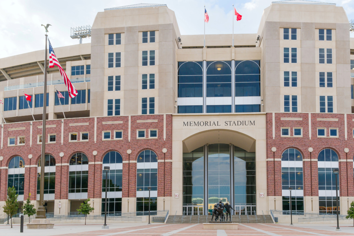 Memorial Stadium on Campus of University of Nebraska